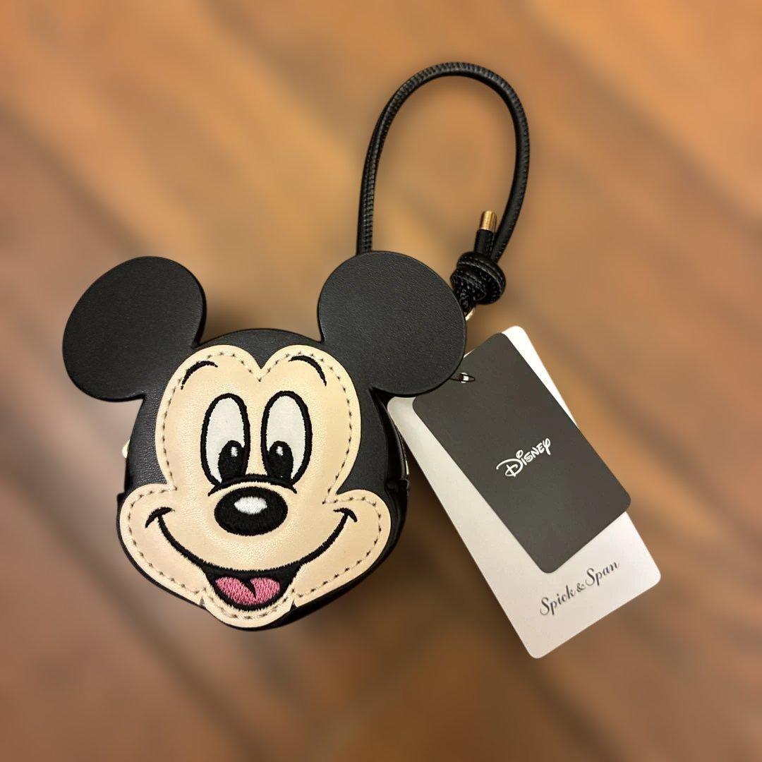 新品　スピック&スパン　ウイッフル　別注　ミッキーホルダーポーチ　バックチャーム