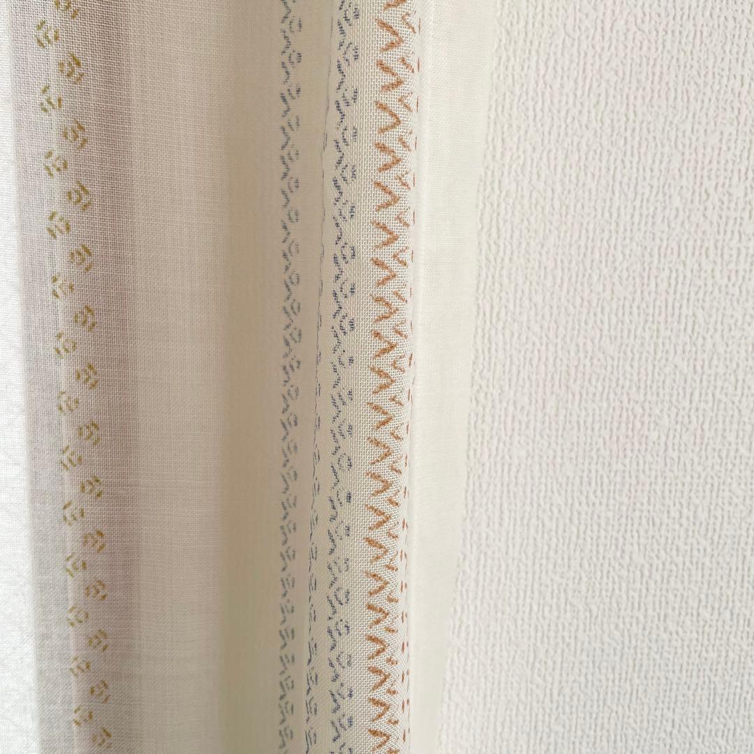 ウニコ ドレープ&レース オーダーカーテン レール幅192cm×丈190cm