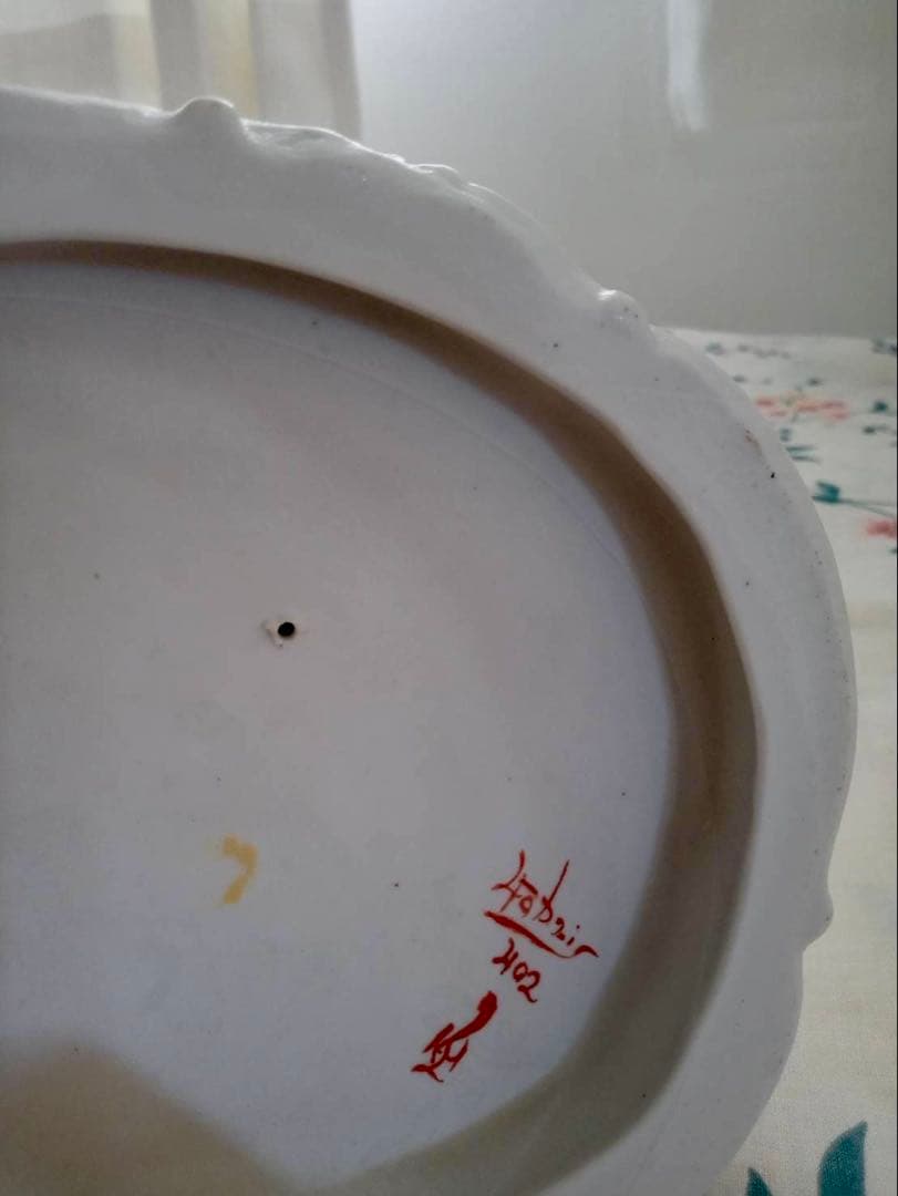 イタリア　フィギュリン　レース人形　ルイージファブリス　陶器　人形　男女