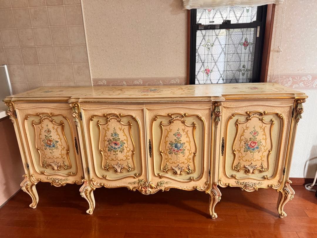 姫系アンティーク　特価　ロココ　高級イタリア　チェスト　タンス　シリック❓