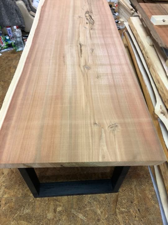 大特価 激安 W190サイズ 無垢 一枚板ダイニングテーブル 送料込み