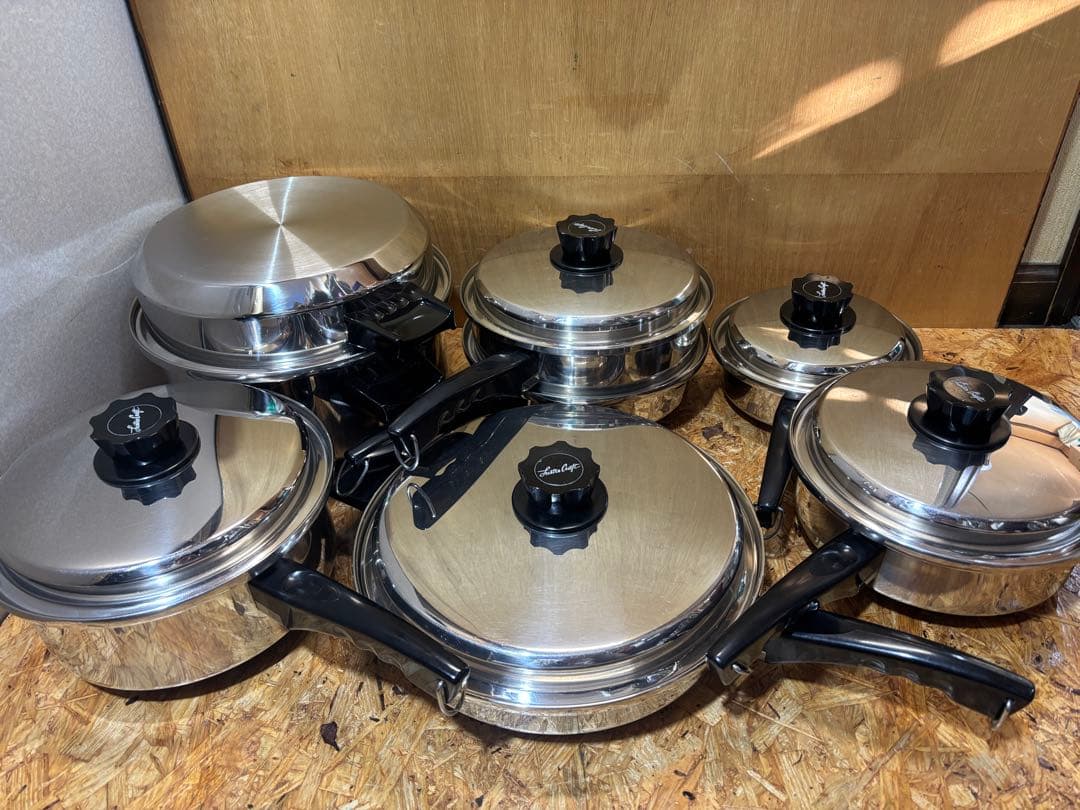 美品 ラスタークラフト 片手鍋 両手鍋 セット