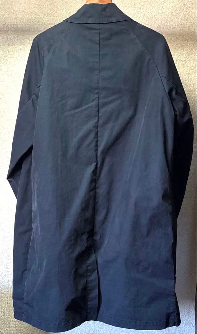 ビームス×レミレリーフ ステンカラーコート ネイビー S