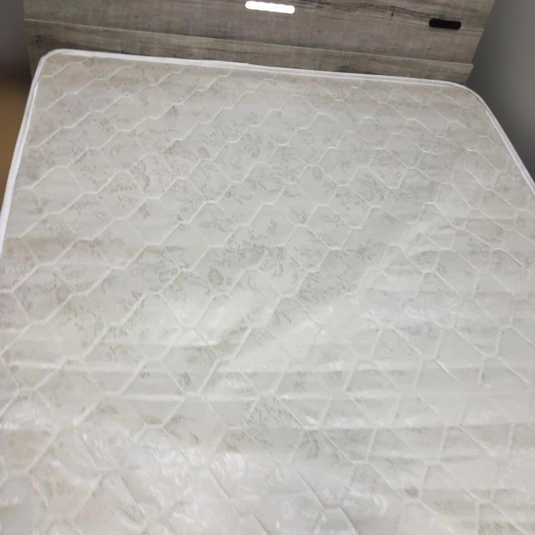 木目調 ダブルベッド 照明付き グレー系 おしゃれ 北欧風 250628-