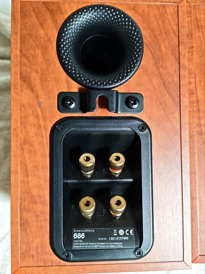 良品 Bowers & Wilkins B&W 686 ブックシェルフスピーカー