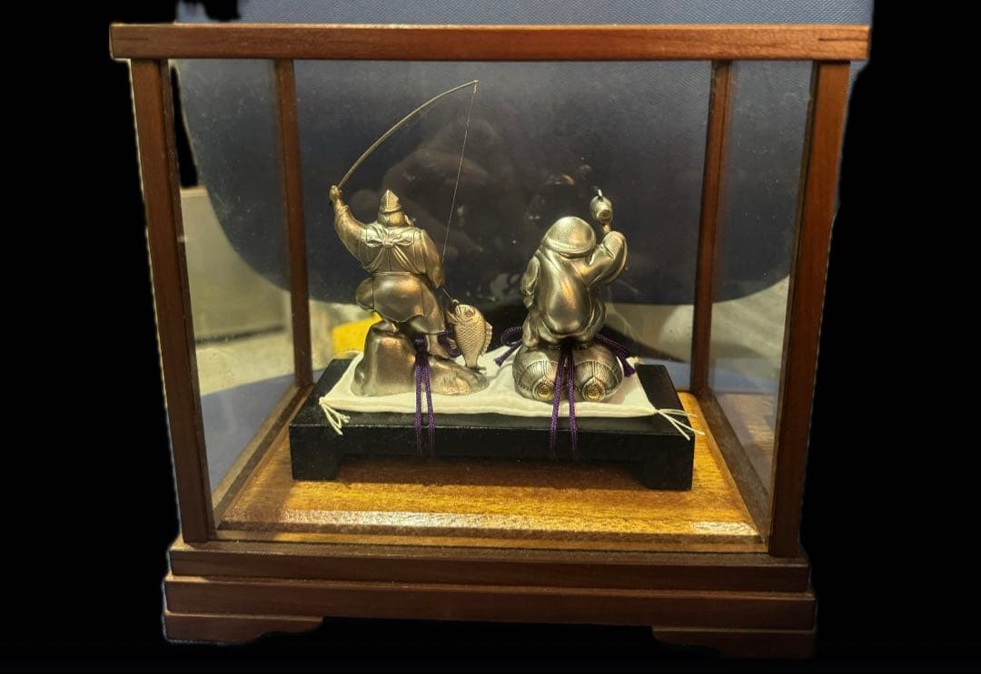 【純銀】 七福神 恵比須様 大黒天様 置物 コレクション 希少