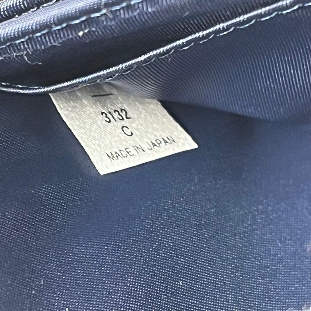 未使用級　PORTER 二つ折り財布　ラウンドファスナー　リフト　ネイビー