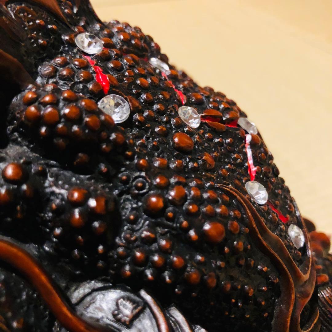 【R R R】三脚蟾蜍 銭蛙 風水 置き物 商売繁盛金運アップ 縁起 幸運