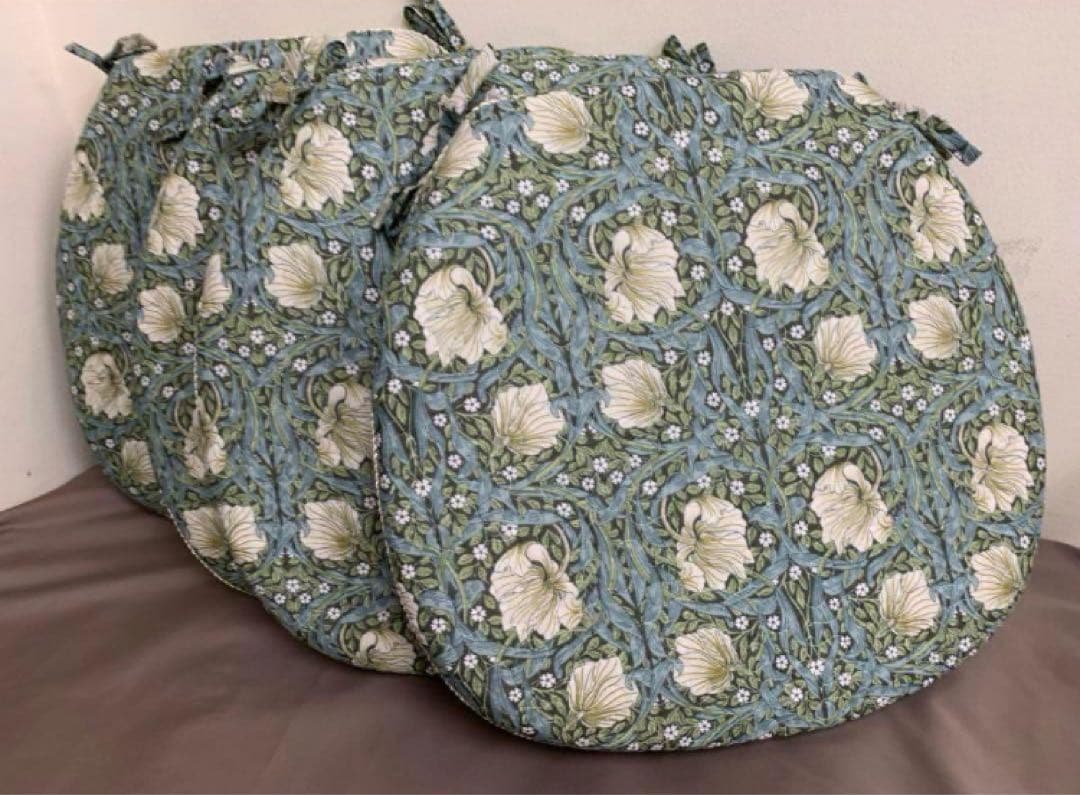 とんぴりぴ様　ピンパネル風　ダイニングシートクッション6枚セット