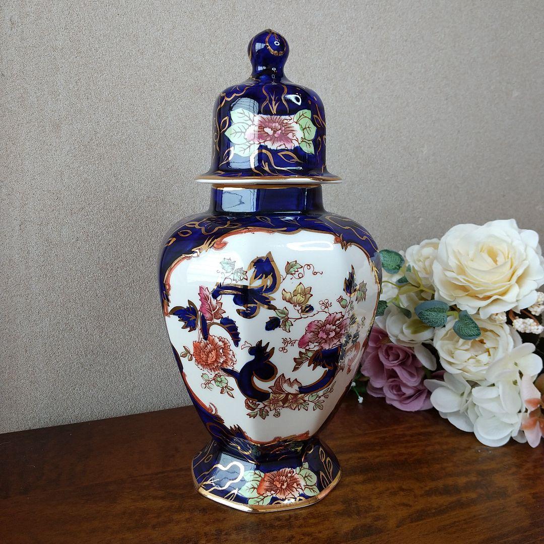 メイソンズ 創業200周年記念限定品 ロイヤルマンダレイ 蓋付八角ベース