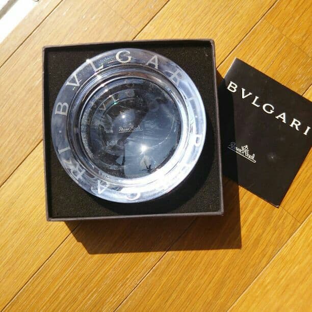 お値下げ！ブルガリ クリスタル灰皿