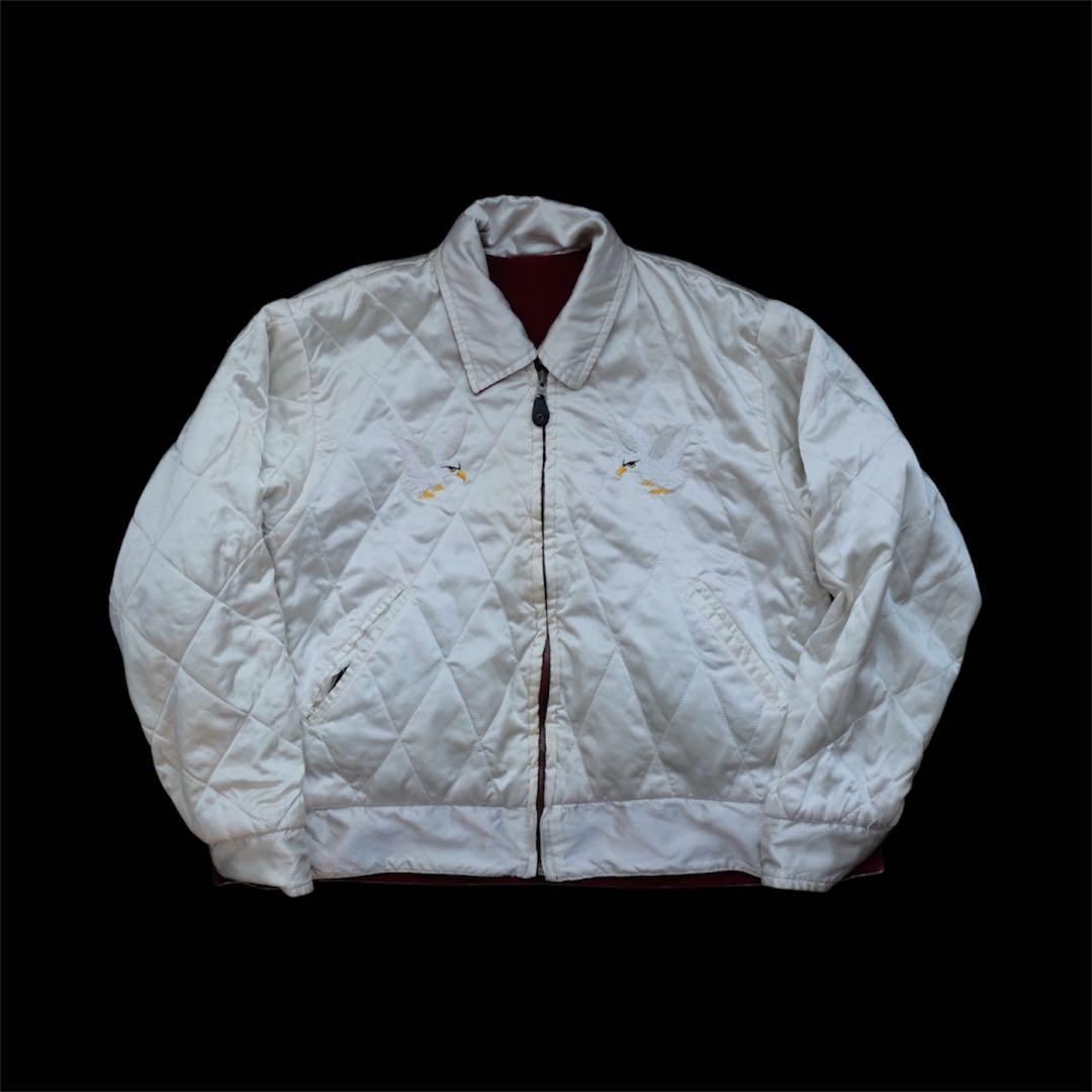 90s unknown souvenir jacket ベロア　別珍