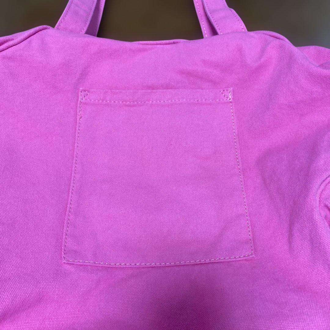 WCJ ミニーマウス トートバッグ チェリーピンク フェイスデザイントートバッグ