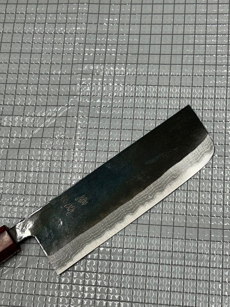 仙助 包丁 菜切包丁 165mm 安来鋼青紙２号 アメリカンチェリー八角柄