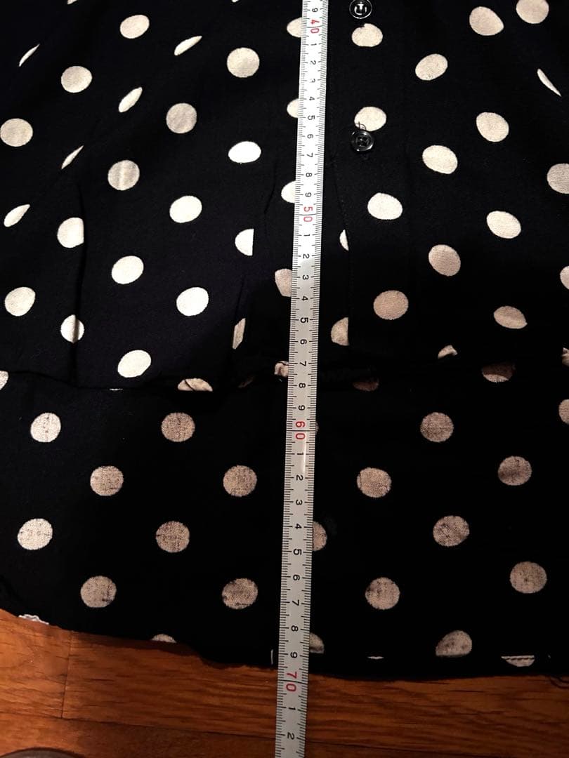80s Gigalo ポルカドット レーヨンシャツ
