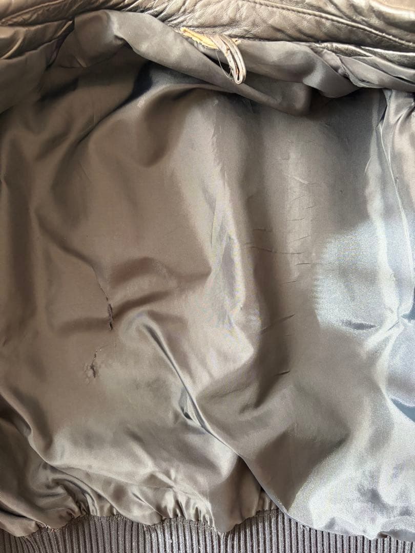 エディスリマン　UKヴィンテージ　リブレザージャケット　リブジャン