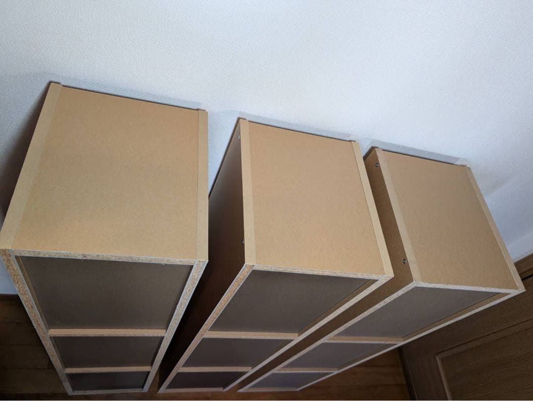 ■送料込■無印良品 MUJI パルプボードボックスフリーラック棚シェルフ廃盤家具