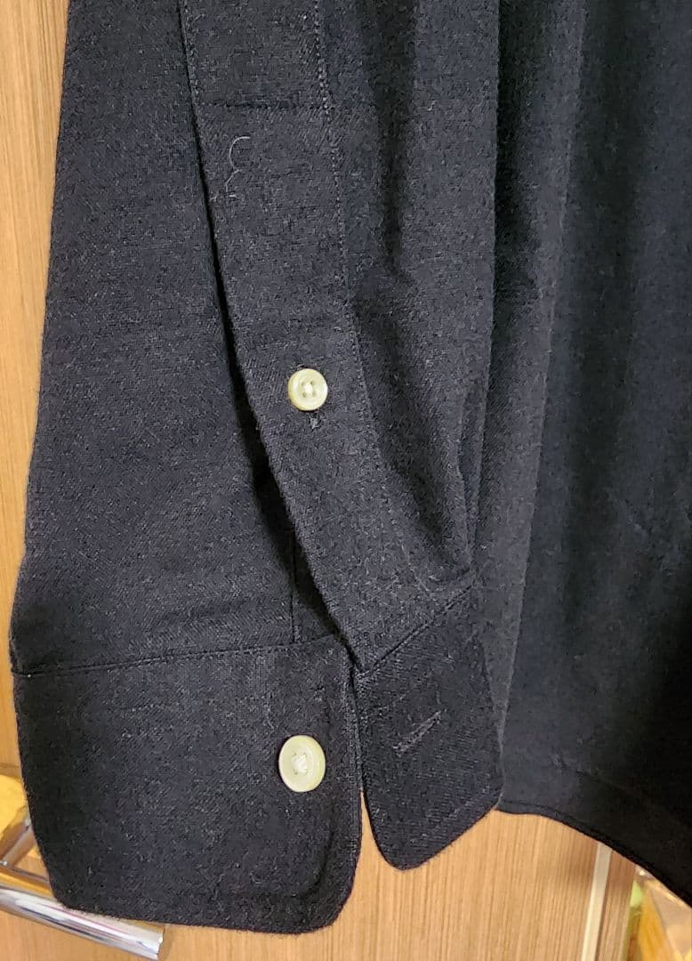 RALPH LAUREN ポロベアスキー長袖BDシャツ L ブラック