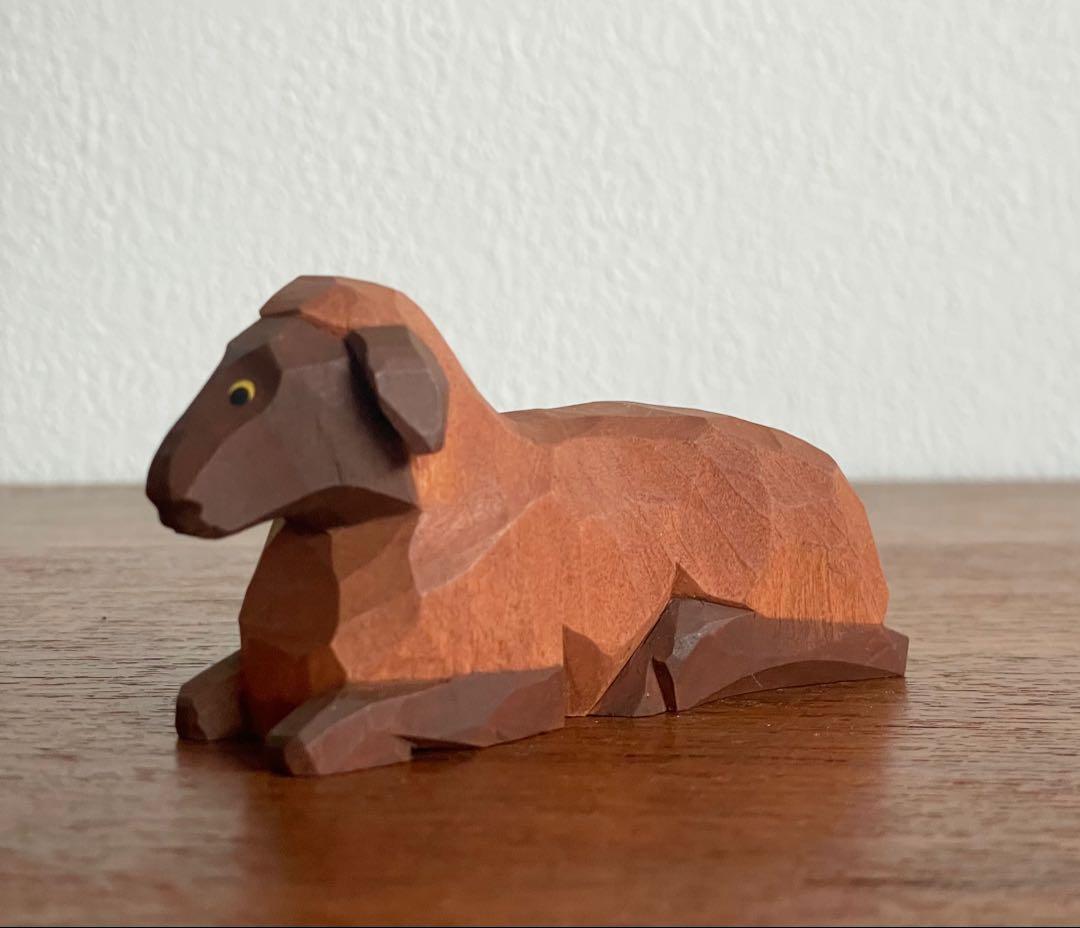 ハーン ヒツジ（茶色）