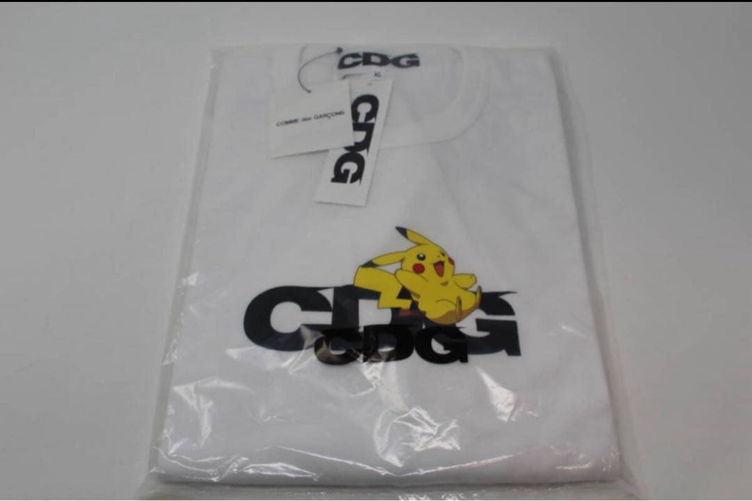 【未使用タグ付】コムデギャルソンピカチュウコラボロングTシャツ