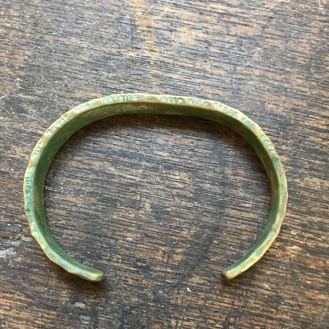 2*4様 刻印あり THE REJOICE ブロンズ ビンテージ バングル ブレ
