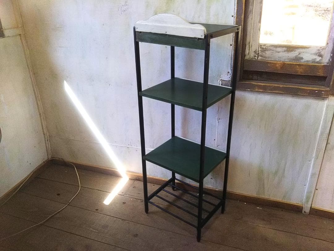 シェルフ　ラック 棚 アイアン枠　収納棚 飾り棚　多肉棚