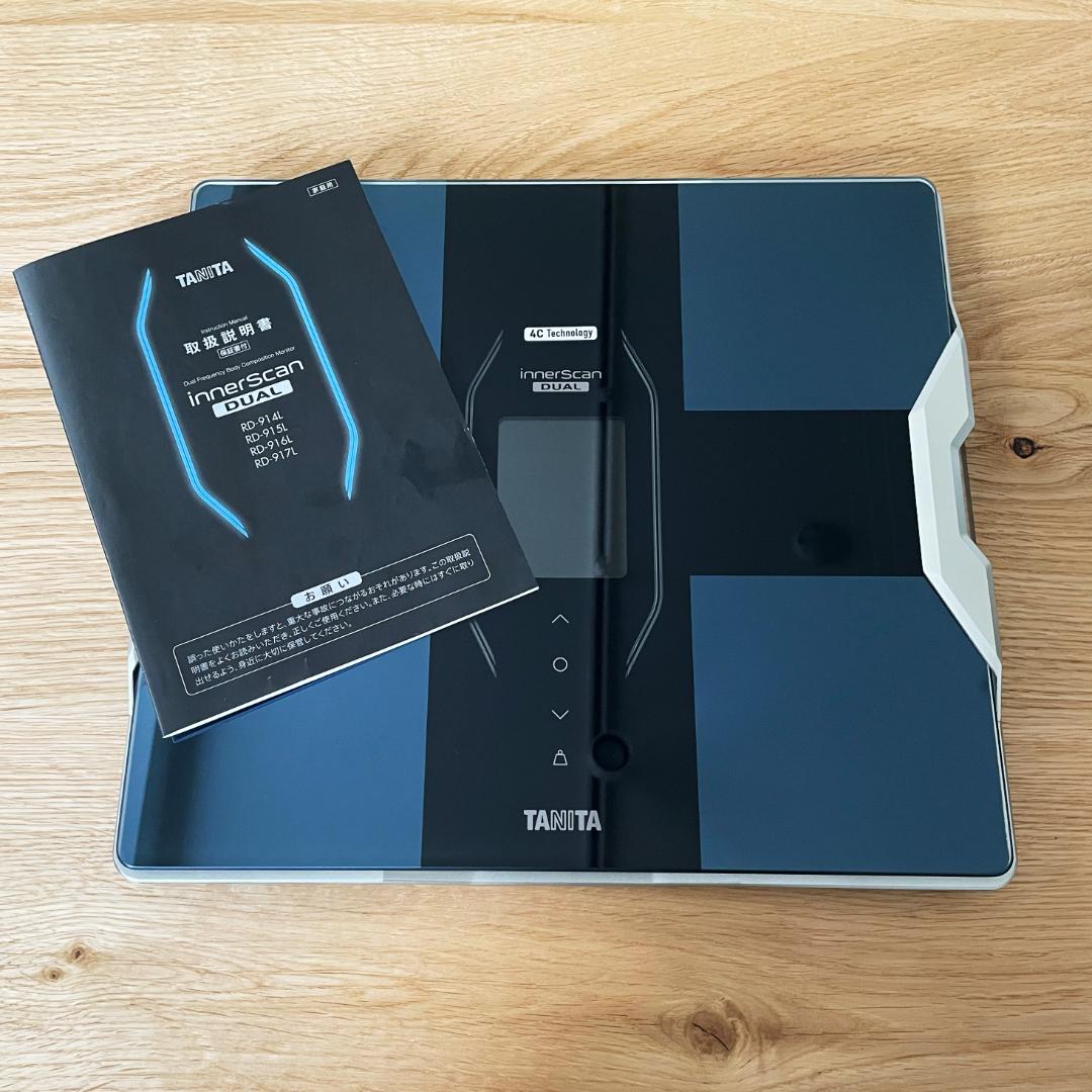 タニタ インナースキャンデュアル RD-915L BK（メタリックブラック）