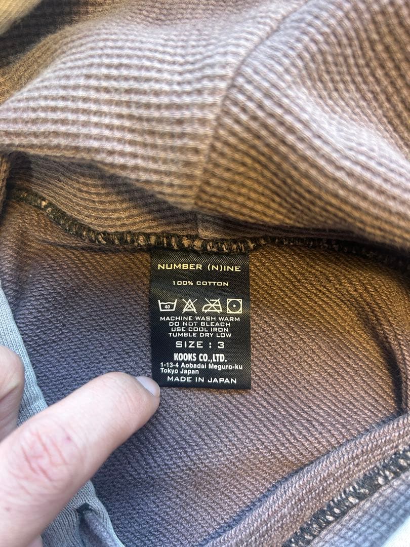 number(n)ine スカルパーカー 3