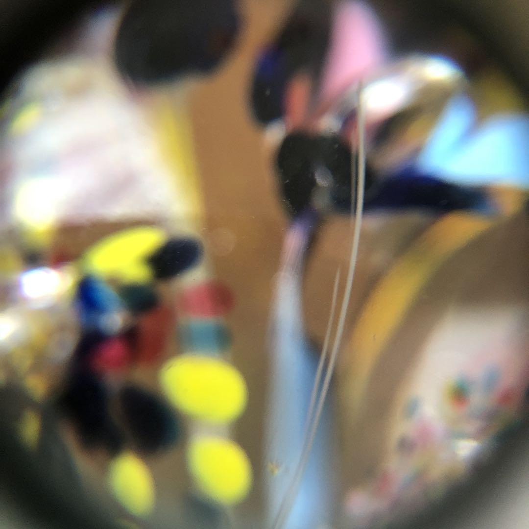 レア　S'70 イタリア製　ヴェネツィアングラス　ペーパーウェイト　花火