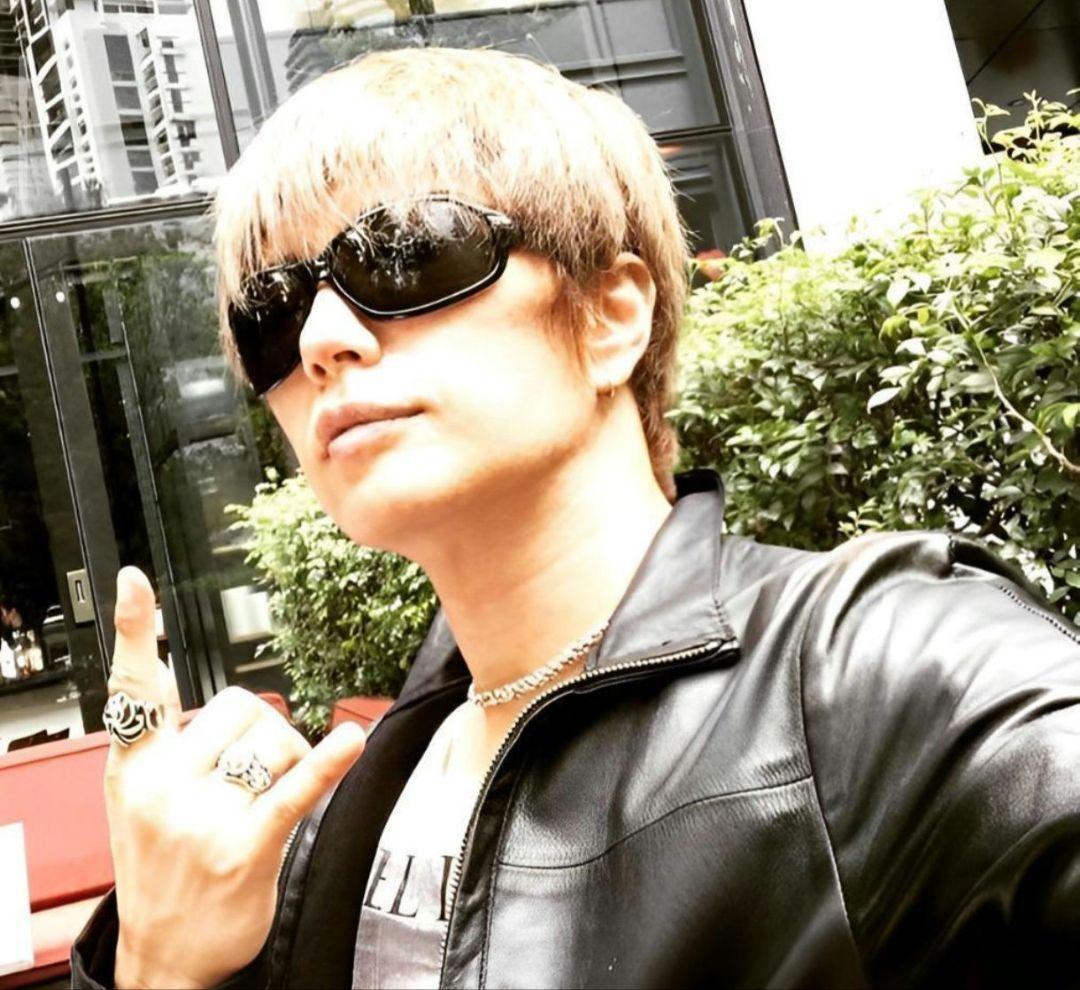 EMPORIO ARMANI　レザー　切替　ジャケット　GACKT着用