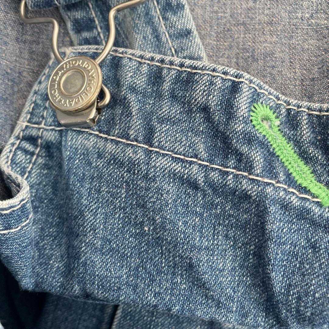 【HOLIDAY】 スリムフレアデニムオーバーオール