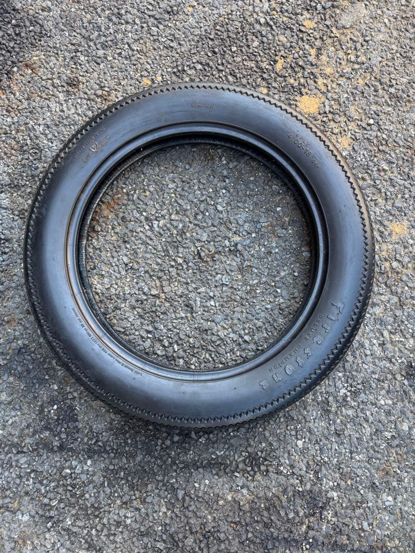 Firestone バイク用タイヤ 4.00×18 ビンテージ　ハーレー