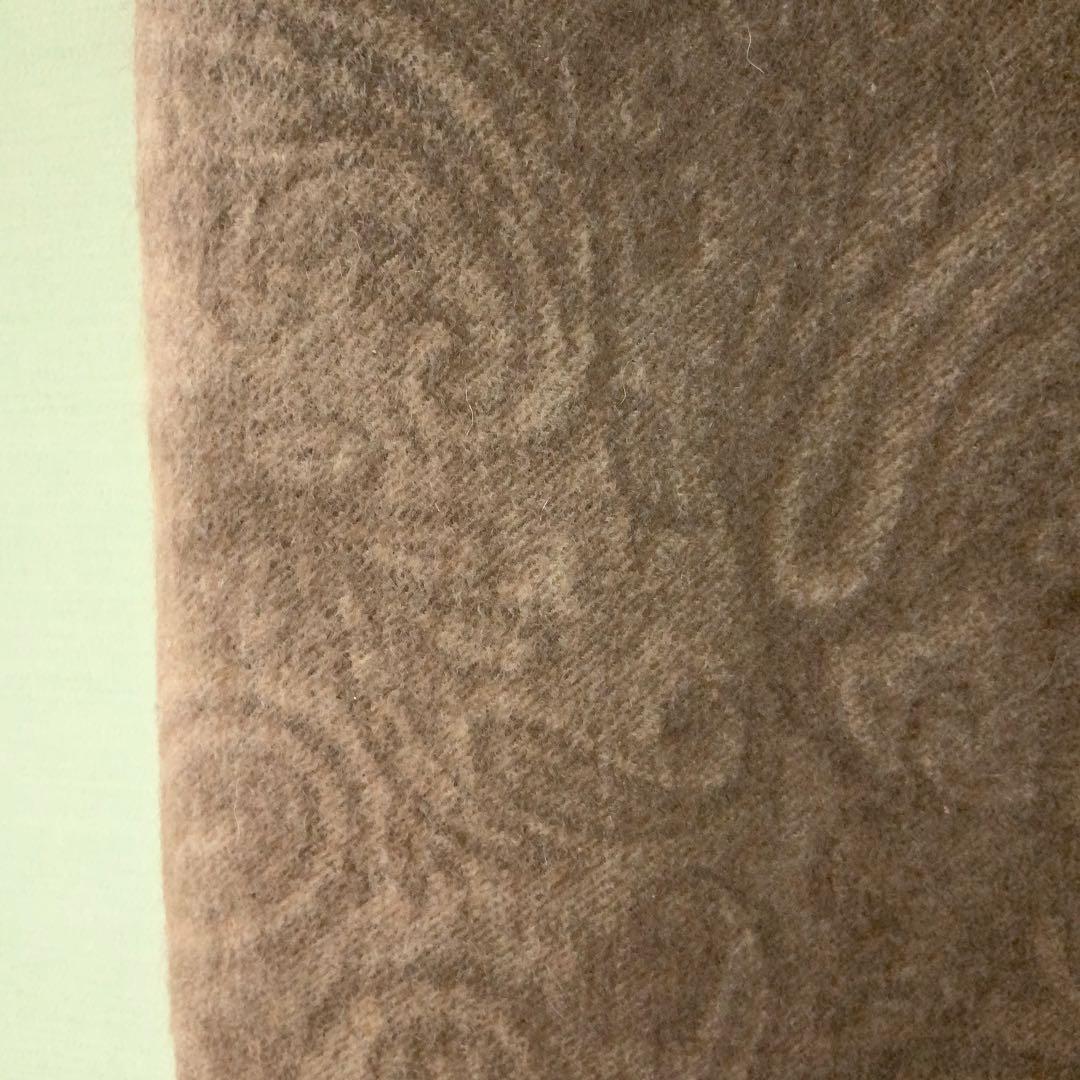 DRAKE‘S ドレイクス 大判 カシミヤストール イギリス製 ブラウン