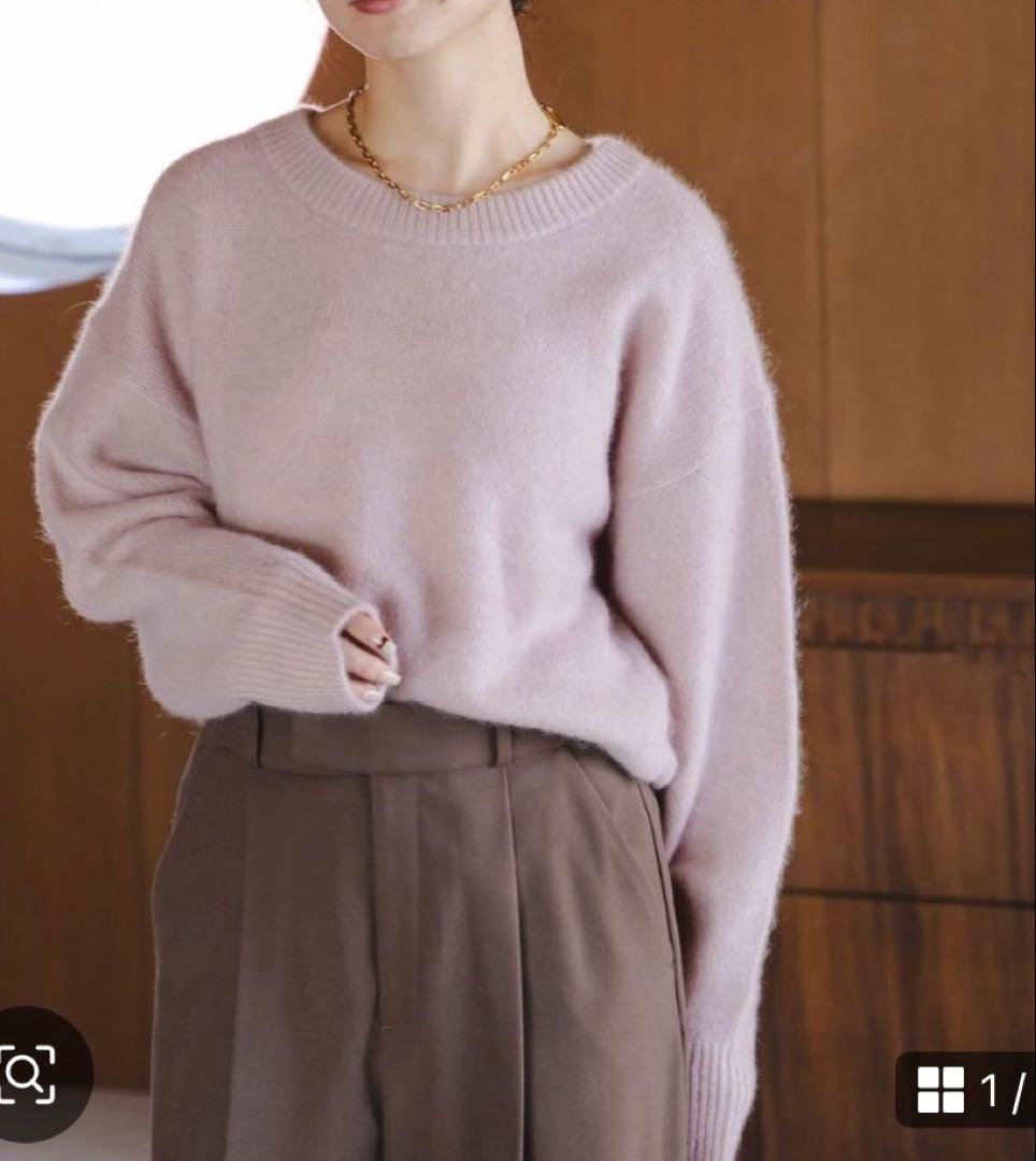 ノーブル　NOBLE ヤクニットプルオーバー