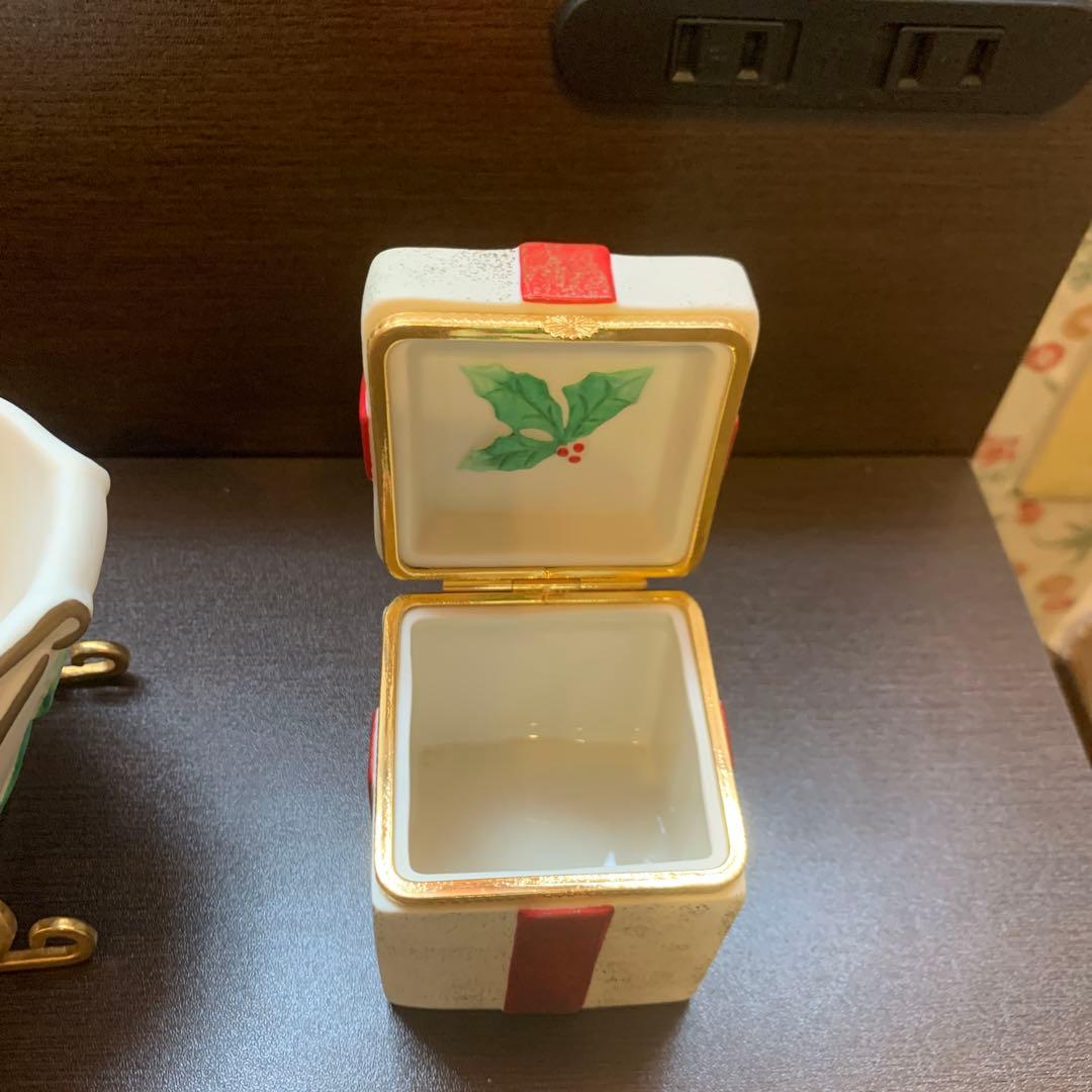 クリスマス　陶製デコレーションセット