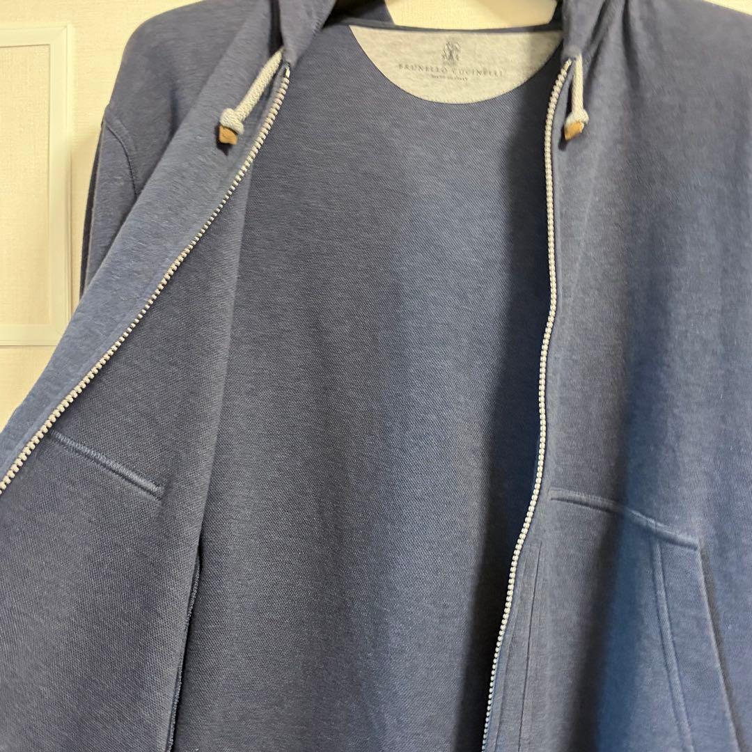 ブルネロクチネリ メンズ ジップアップカーディガン