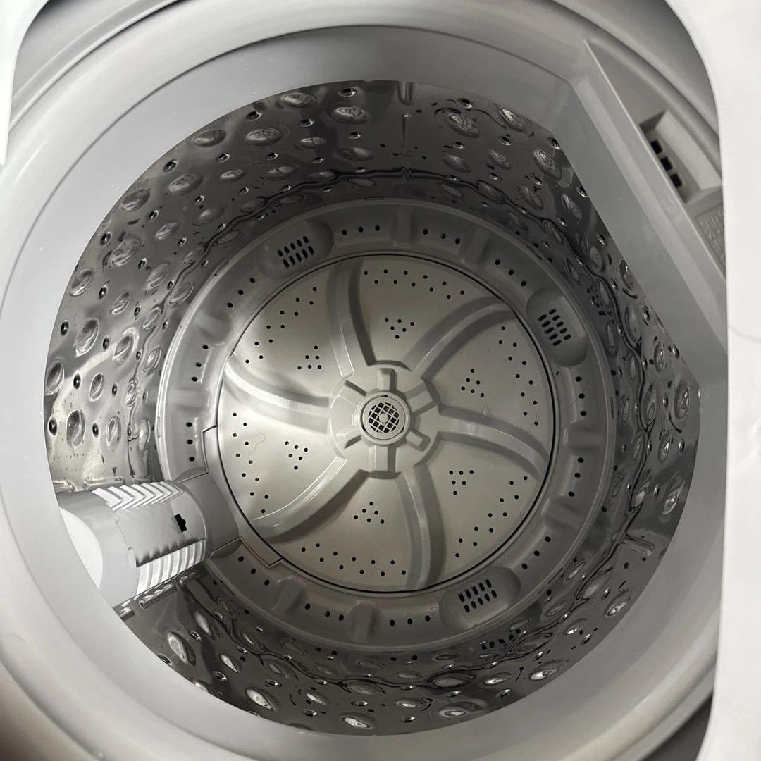 美品 IRIS OHYAMA 2021年製 洗濯機 6kg シンプルデザイン