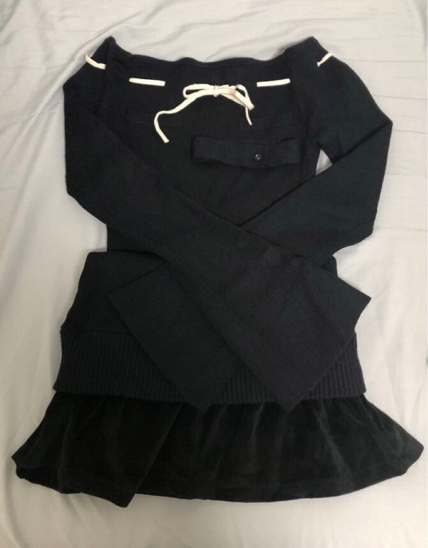 ワンピース ANDMARY Lilian ribbon mini dress