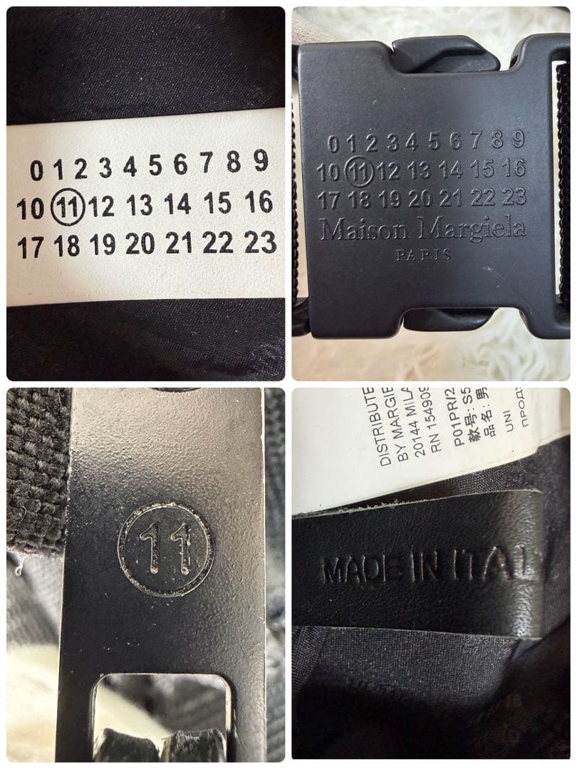 【✨良品✨】メゾンマルジェラ 4ステッチ ボディバッグ ウエストポーチ