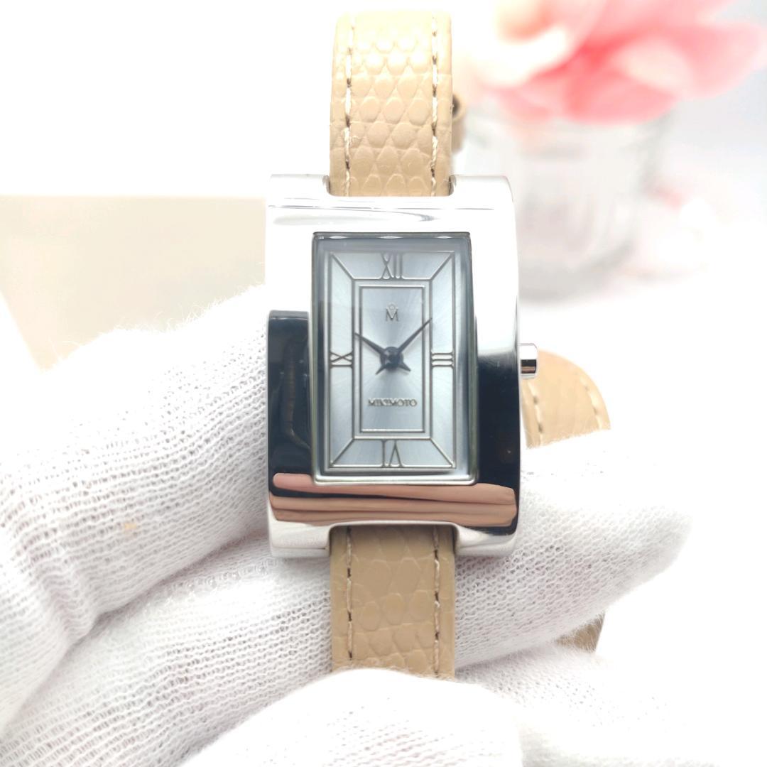 《稼働品》ミキモト★クォーツ 腕時計★2重巻き★レディース★管理 752.