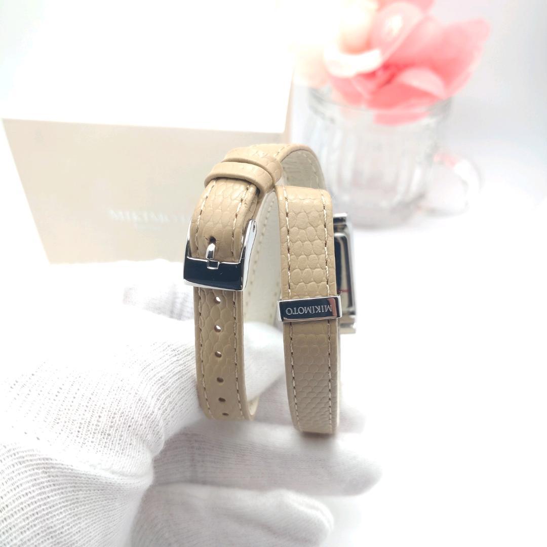 《稼働品》ミキモト★クォーツ 腕時計★2重巻き★レディース★管理 752.