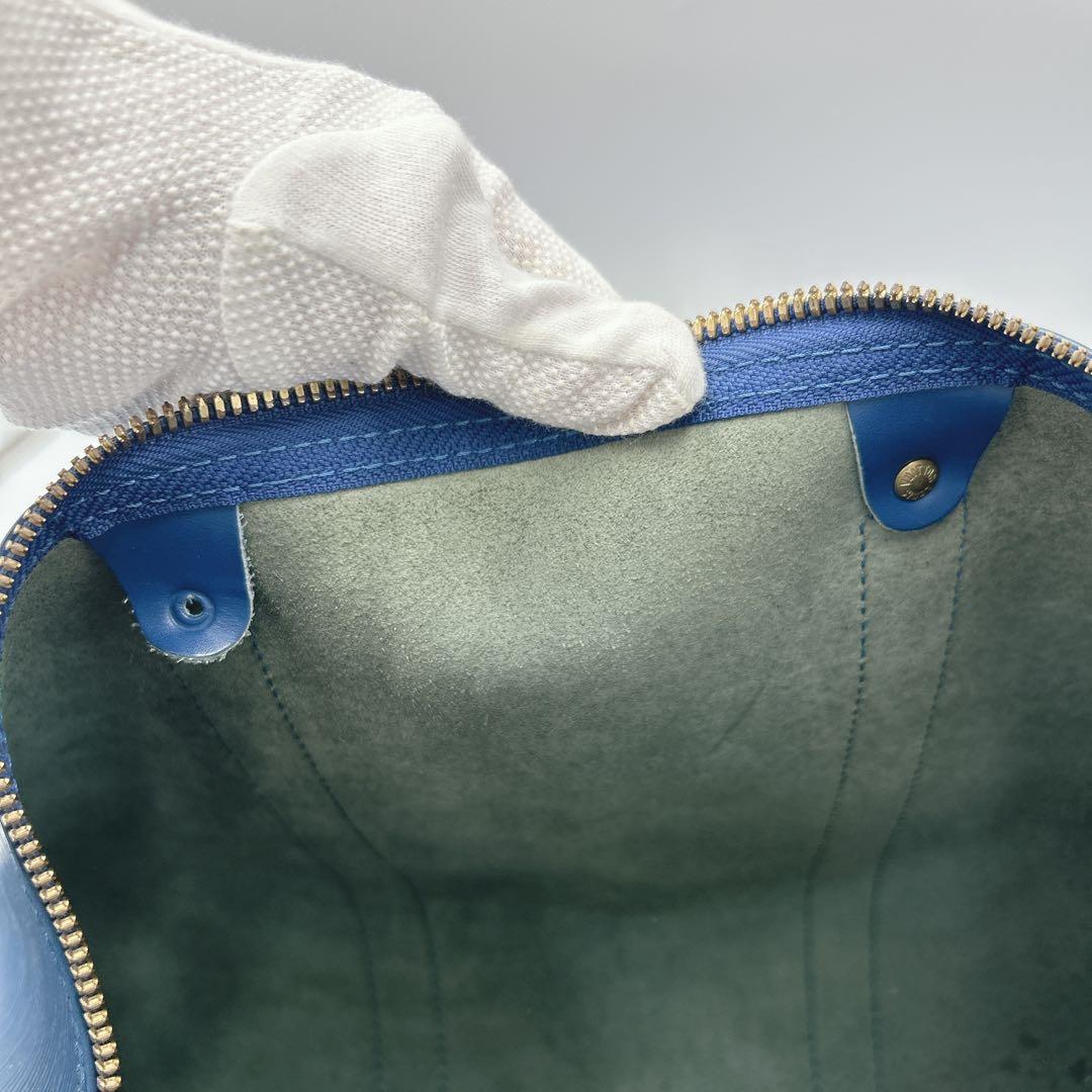 ✨希少✨ ルイヴィトン キーポル50 エピ ボストンバッグ ブルー 南京錠