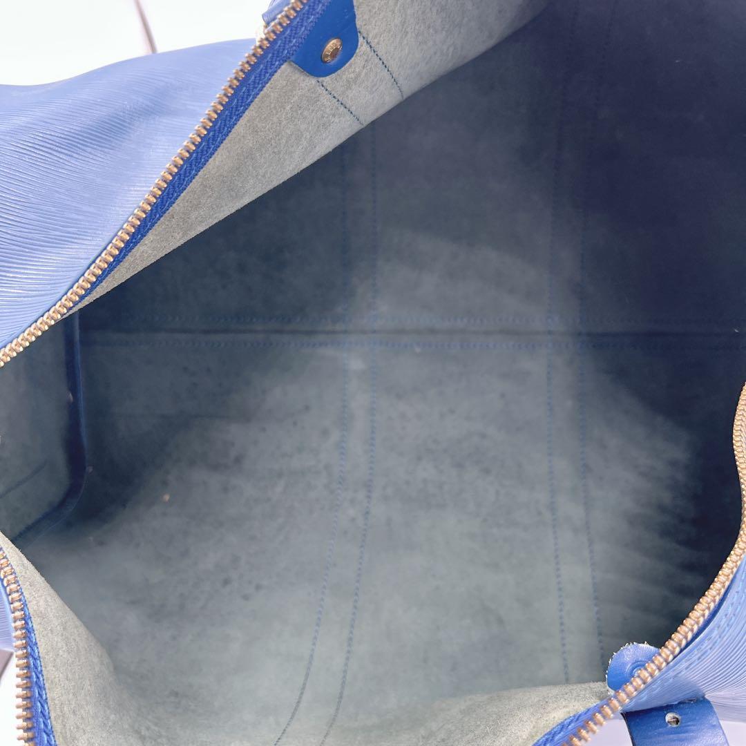 ✨希少✨ ルイヴィトン キーポル50 エピ ボストンバッグ ブルー 南京錠
