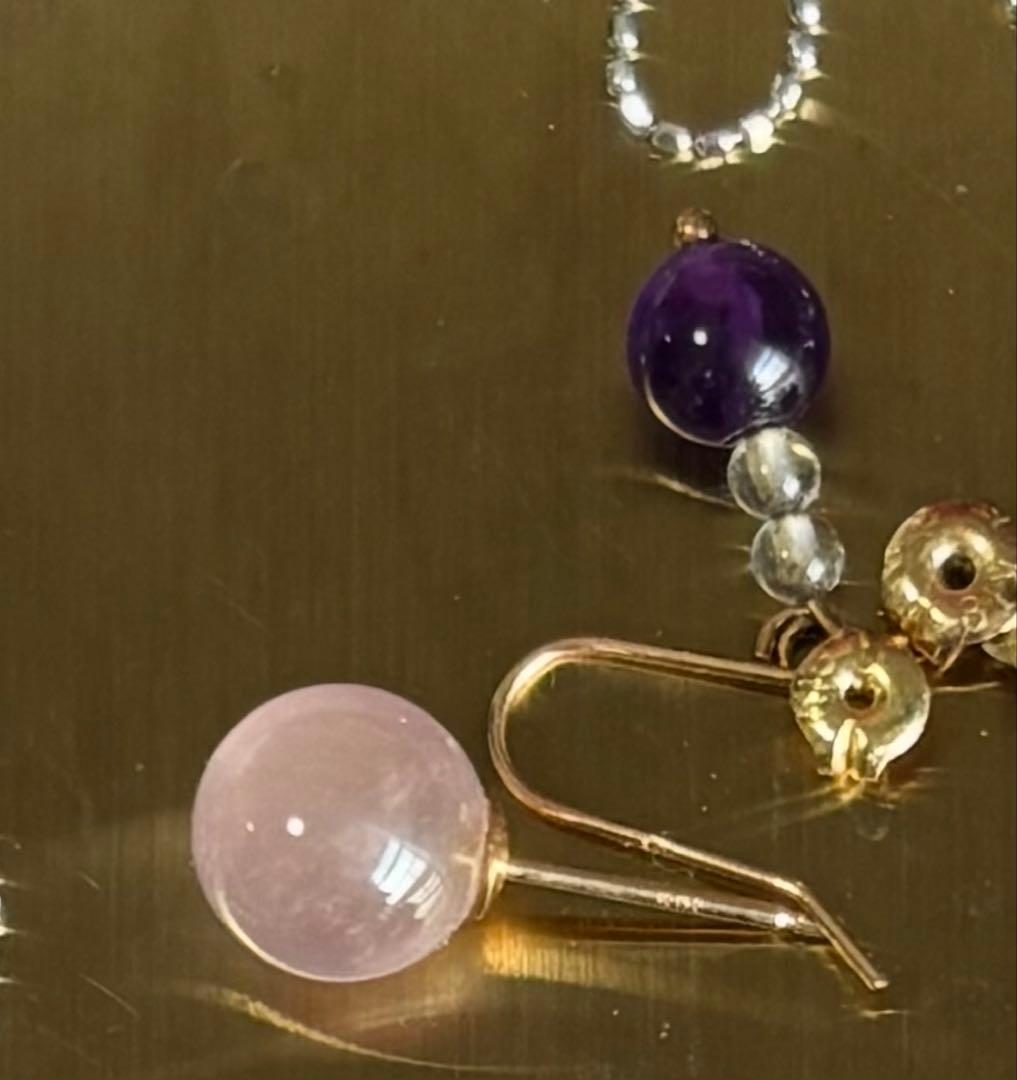 ジャンク品　ピアスセット K18 シルバー925