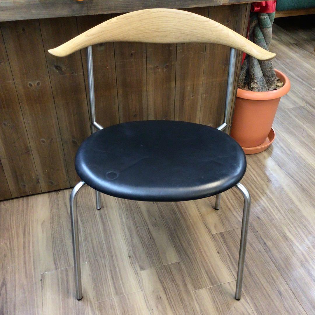 ③カールハンセン＆サン CH88P チェア オーク材 ブラックレザー 引取限定