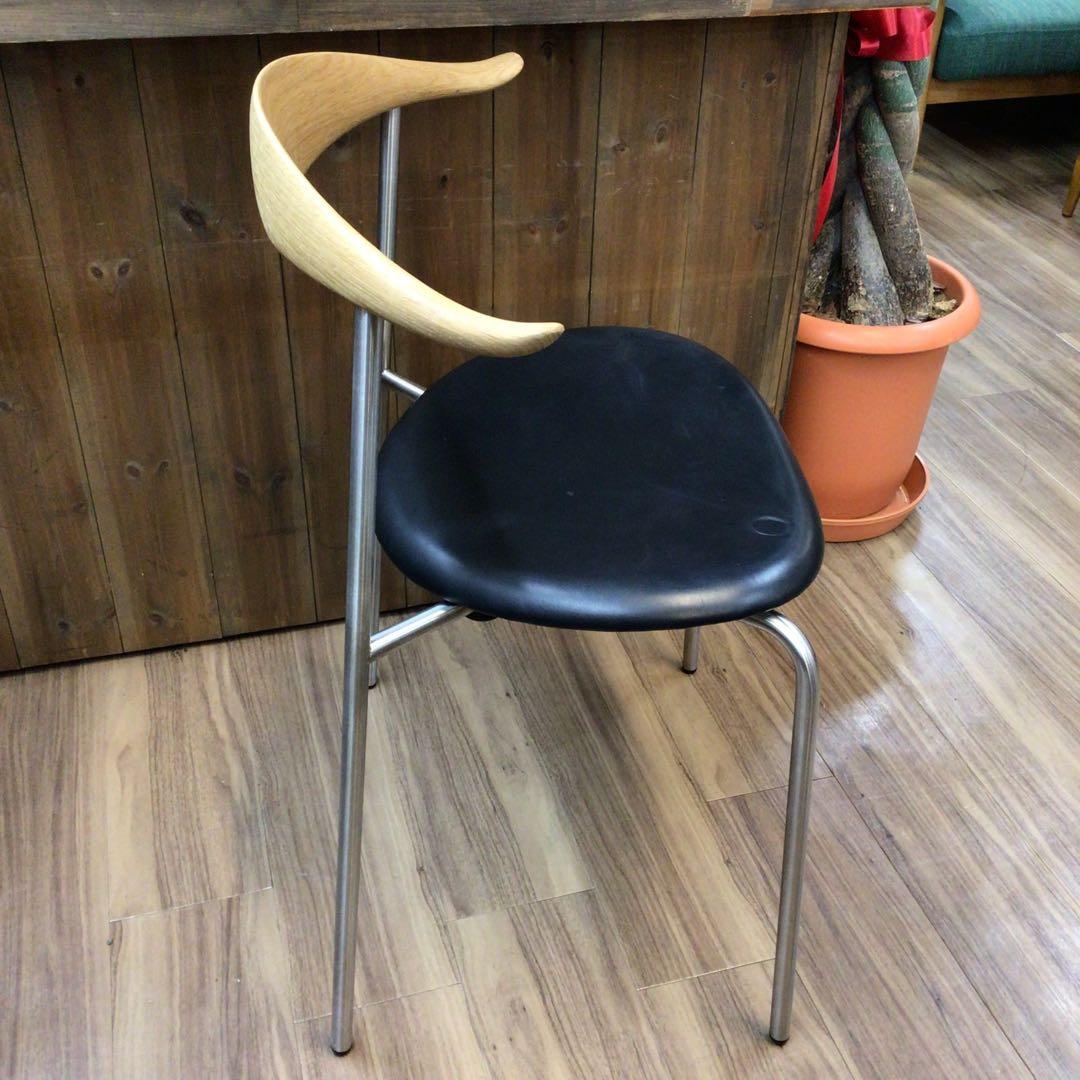 ③カールハンセン＆サン CH88P チェア オーク材 ブラックレザー 引取限定