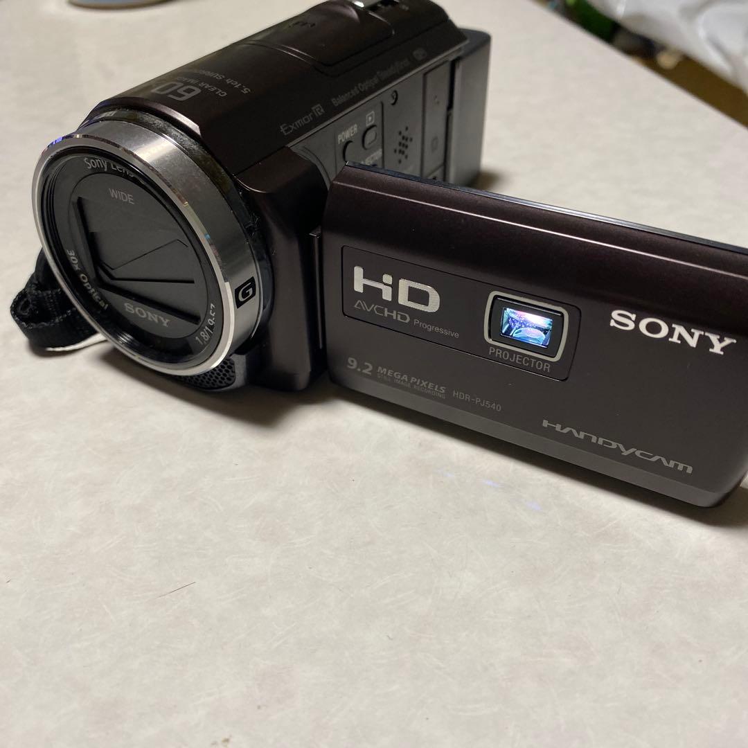 SONY Handycam 内蔵メモリ32GB ブラウン HDR-PJ540/T