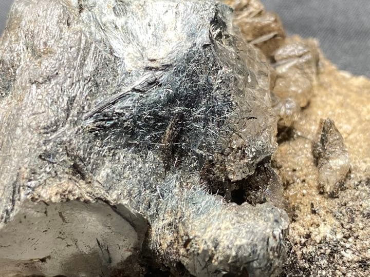 ブルー　アクチノライト　ザギ水晶　ザギマウンテンクォーツ　65g