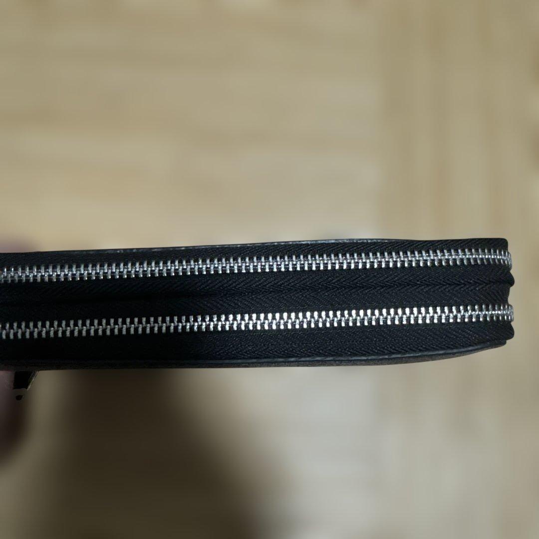 VUITTONロゴダミエパターン ブラック 長財布