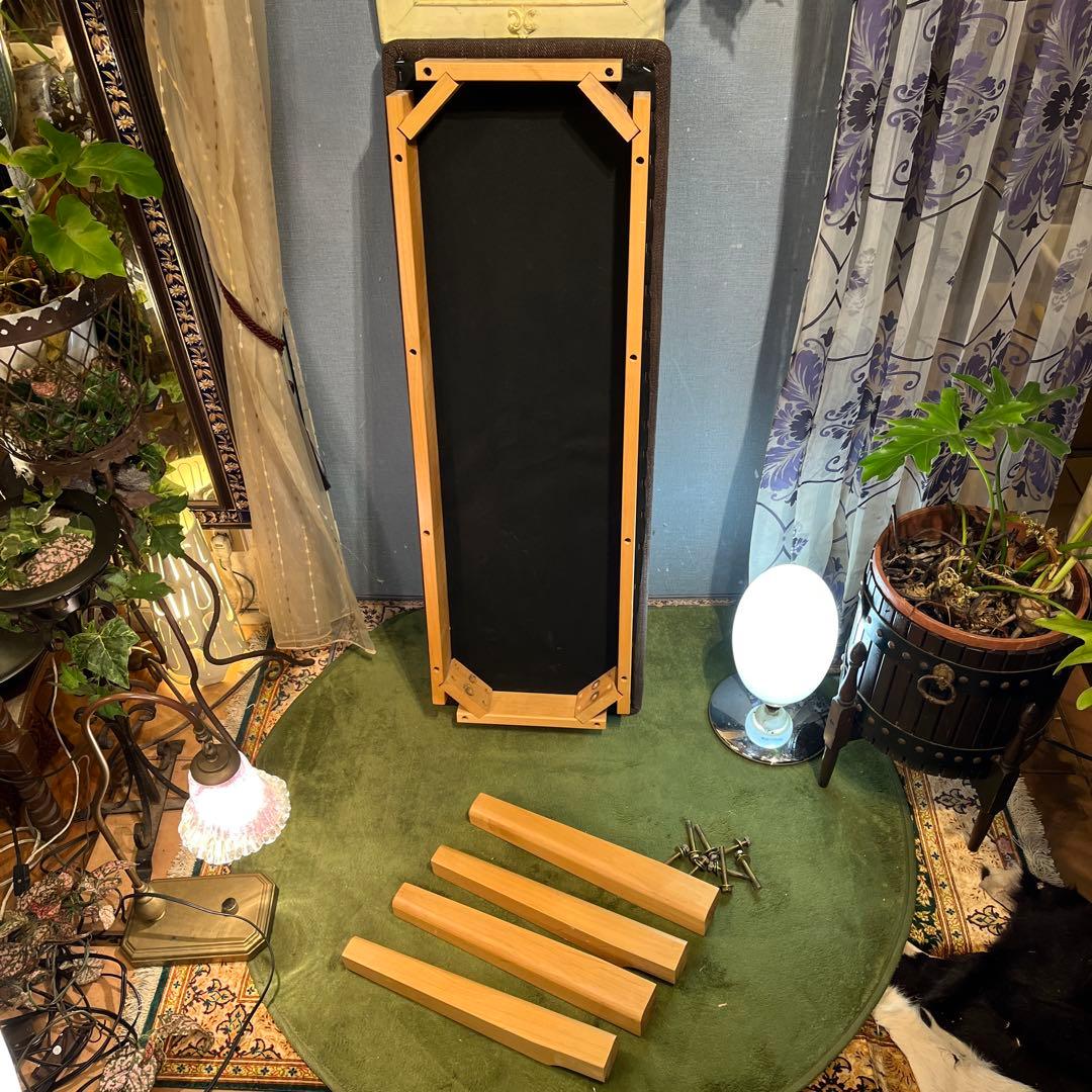 L１　Sale ヴィンテージ アルダーソリッド　ベンチチェア　北欧